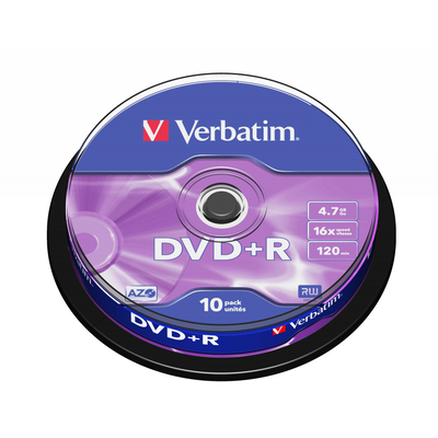 Product DVD+R Verbatim Matt Silver 4.7GB 10 pc(s) base image