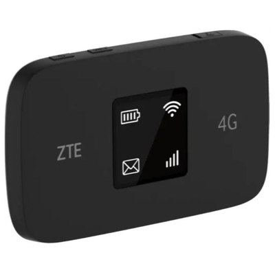 Product 4G Router ZTE MF971R Hotspot WiFi 300 Mbps 4G LTE Black base image