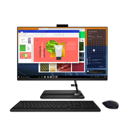 Product All In One Lenovo IdeaCentre AIO 3 27ITL6 i5-1135G7 27" FHD IPS 250nits 16GB DDR4-3200 512GB SSD M.2 2280 PCIe 3.0 NVMe Intel Iris Xe Graphics NoOs F0FW004PPB Black base image