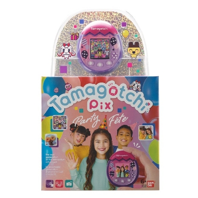 Product Ηλεκτρονική Παιδική Κονσόλα Χειρός Bandai TAMAGOTCHI PIX - PARTY BALLOONS base image