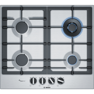 Product Εστία Υγραερίου Bosch Serie 6 PCH6A5B90 Black, Stainless steel Built-in 4 zone(s) base image