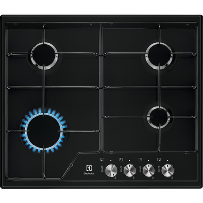 Product Εστίες Υγραερίου Electrolux EGS6424K Black Built-in 60 cm 4 zone(s) base image
