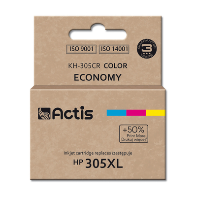 Product Μελάνι συμβατό Actis KH-305CR ink for HP 305XL 3YM63AE Standard; 18 ml; color base image