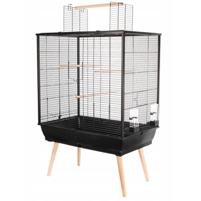 Product Κλουβί Πτηνών Zolux Neo Jili H80 Black base image