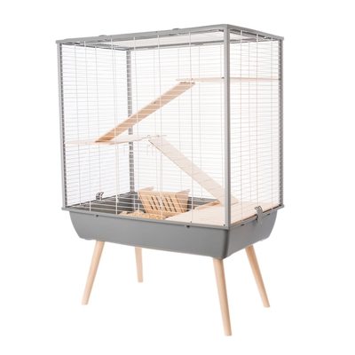 Product Κλουβί Τρωκτικών Zolux Neo Cozy Large Rodents H80, grey color base image