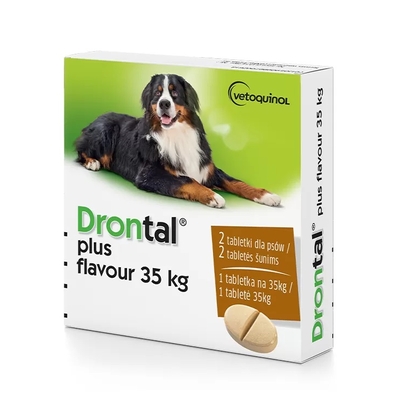 Product Συμπλήρωμα Διατροφής Κατοικίδιου Vetoquinol Drontal deworming tablets for dogs XL base image