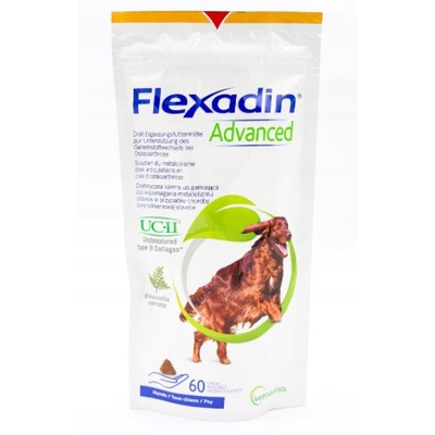 Product Συμπλήρωμα Διατροφής Κατοικίδιου Vetoquinol Flexadin Advanced- snacks for dogs- 60 tablets base image