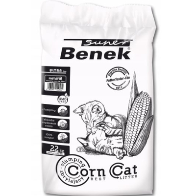 Product Αμμος Γάτας Super Benek Corn Cat Ultra Natural - 22 kg base image