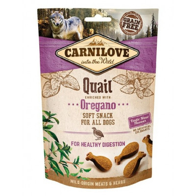 Product Ξηρά Τροφή Σκύλων Carnilove Semi-Moist Snack Quail & Oregano - 200 g base image