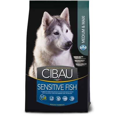 Product Ξηρά Τροφή Σκύλων Farmina Cibau Sensitive Fish Medium/Maxi 12kg + 2kg base image