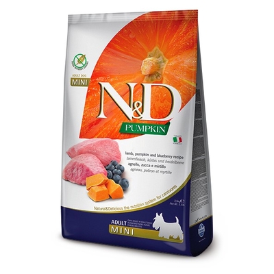 Product Ξηρά Τροφή Σκύλων Farmina N&D GF PUMPKIN LAMB&BLUEBERRY ADULT MINI 2.5kg base image