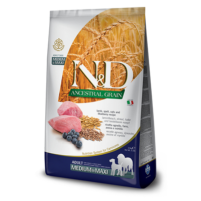 Product Ξηρά Τροφή Σκύλων Farmina Pet Food N&D Ancestral Grain Canine 2.5 kg Adult Lamb base image