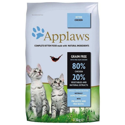 Product Ξηρά Τροφή Γάτας Applaws 5060122491396 7.5 kg Kitten Chicken base image
