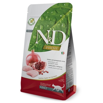Product Ξηρά Τροφή Γάτας Farmina N&D PRIME CHICKEN & POMEGRANATE ADULT 1.5kg base image