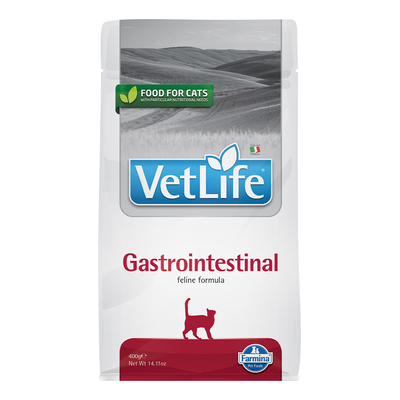 Product Ξηρά Τροφή Γάτας Farmina Vet Life Gastrointestinal 400 g base image