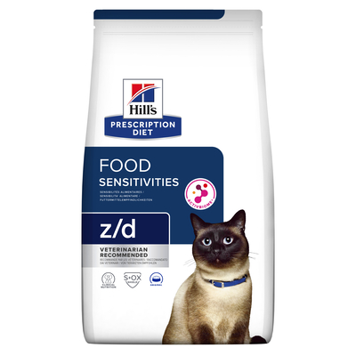 Product Ξηρά Τροφή Γάτας Hill's Prescription Diet Food Sensitivities z/d Feline - 3kg base image