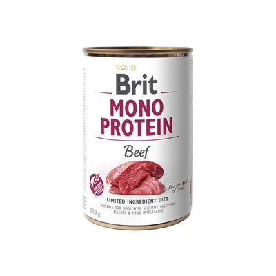 Product Υγρή Τροφή Σκύλων BRIT Mono Protein Beef 400 g base image
