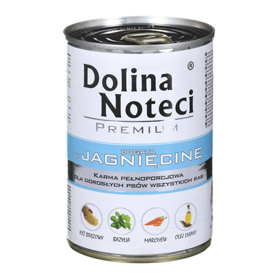 Product Υγρή Τροφή Σκύλων Dolina Noteci Premium Rich in lamb 400 g base image