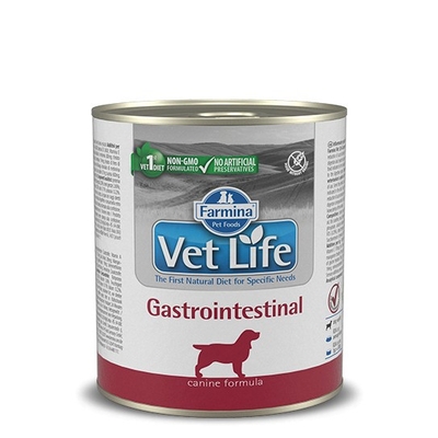 Product Υγρή Τροφή Σκύλων Farmina Vet Life Diet Gastrointestinal 300 g base image