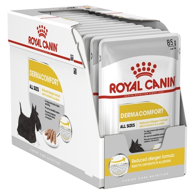 Product Υγρή Τροφή Σκύλων Royal Canin Dermacomfort Care P t 12x85 g base image