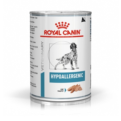 Product Υγρή Τροφή Σκύλων Royal Canin Hypoallergenic P?t? 400 g base image