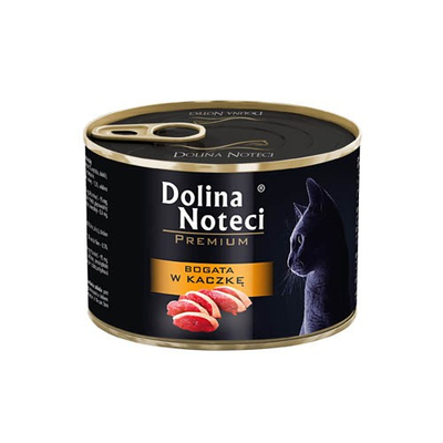 Product Υγρή Τροφή Γάτας Dolina Noteci Premium rich in duck 185g base image