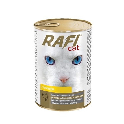 Product Υγρή Τροφή Γάτας Dolina Noteci Rafi Cat z chicken-kaw. w sos 415g base image