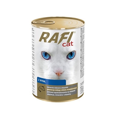 Product Υγρή Τροφή Γάτας Dolina Noteci Rafi Cat z fish 415g base image