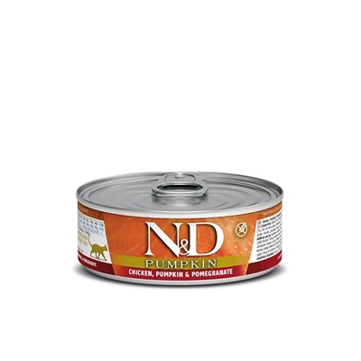 Product Υγρή Τροφή Γάτας Farmina N&D CHICKEN & PUMPKIN & POMEGRANATE 80g base image