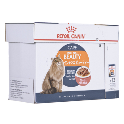 Product Υγρή Τροφή Γάτας Royal Canin Intense Beauty Chunks in sauce 12x85 g base image