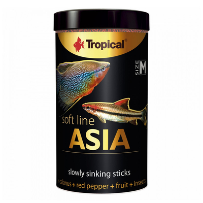 Product Τροφή Ψαριών Tropical Soft Line Asia Size M - for aquarium fish - 100 ml/40 g base image