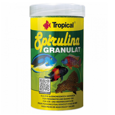 Product Τροφή Ψαριών Tropical Spirulina granulate - for aquarium fish - 100 ml/44 g base image