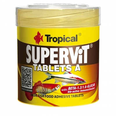 Product Τροφή Ψαριών Tropical Supervit Tablets A 36g base image