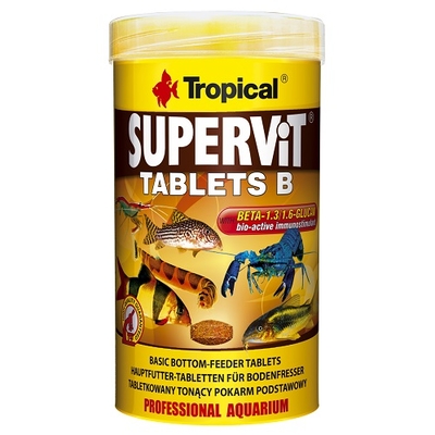 Product Τροφή Ψαριών Tropical Supervit Tablets B 150g base image