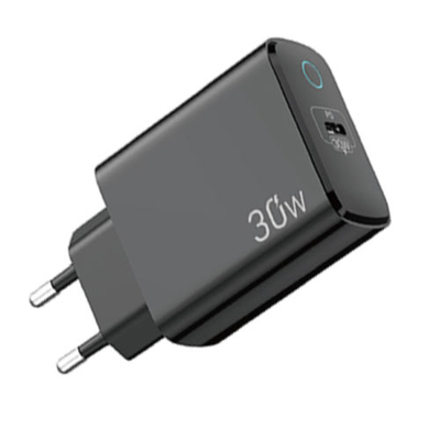 Product Φορτιστής Πρίζας Lamtech FAST Charger Type-C PD30W Black base image