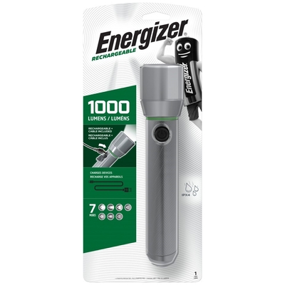 Product Φακός LED Energizer Metal Vision HD Rechargeable 1000 LM, USB charging base image