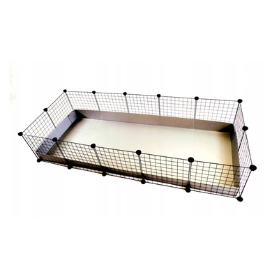 Product Κλουβί Τρωκτικών C&C modular 5x2 pig rabbit hedgehog silver 180 x 75 x 37 cm base image