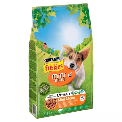 Product Ξηρά Τροφή Σκύλων Friskies Mini Menu Chicken with vegetables 1.5 kg base image