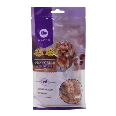 Product Ξηρά Τροφή Σκύλων Maced sushi rabbit with fish - 60 g base image