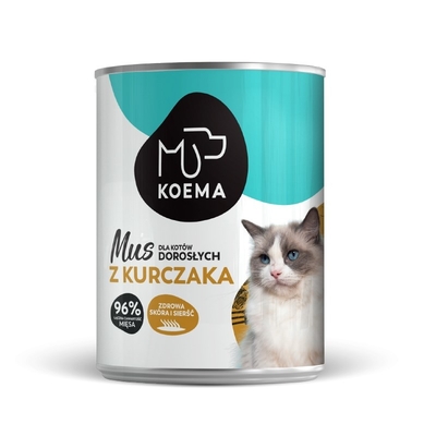 Product Υγρή Τροφή Γάτας Koema Chicken mousse 400 g base image