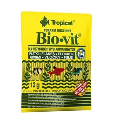 Product Τροφή Ψαριών Tropical Bio-Vit - vegetable - 12g base image