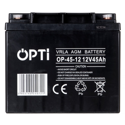 Product Μπαταρία UPS Volt Polska AGM OPTI 12V 45 AH VRLA BATTERY base image