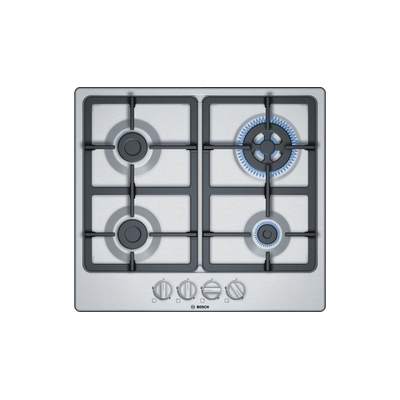 Product Εστίες Κουζίνας Bosch Serie 4 PGH6B5B90 Stainless steel Built-in Gas 4 zone(s) base image