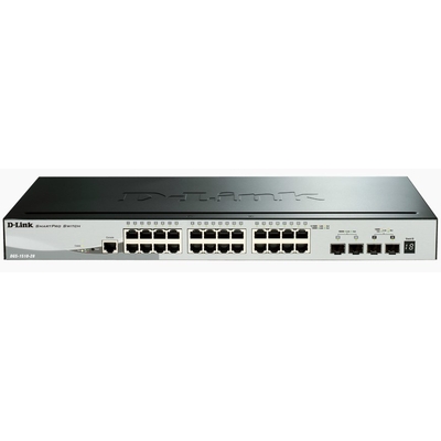 Product Network Switch D-Link DGS-1510 Managed L3 Gigabit (10/100/1000) Black base image