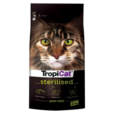 Product Ξηρά Τροφή Γάτας TropiCat Premium Sterilised 2 kg base image