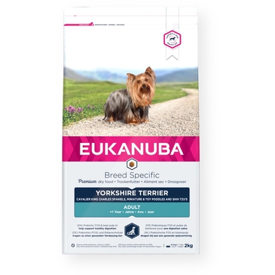 Product Ξηρά Τροφή Σκύλων Eukanuba Breed Specific Adult Yorkshire Terrier 2 kg base image