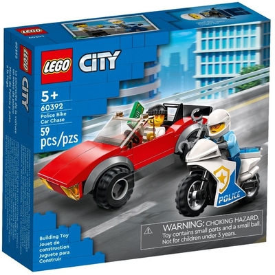 Product Lego CITY 60392 POLICE BIKE CAR CHASE base image