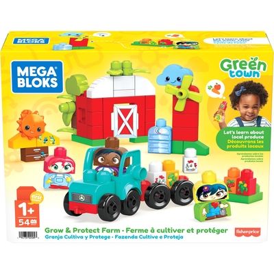 Product Τουβλάκια MEGA BLOKS HDL07 GREEN TOWN GROW & PROTECT FARM base image