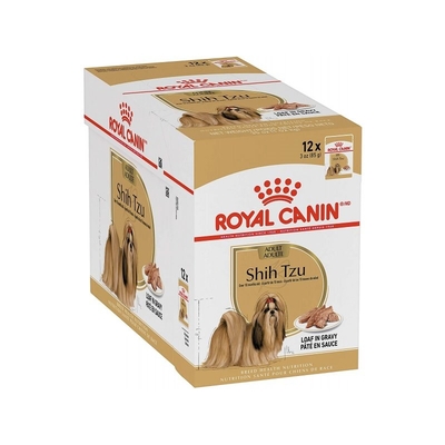 Product Υγρή Τροφή Σκύλων Royal Canin Shih Tzu Adult Wet dog food P?t? 12x85 g base image
