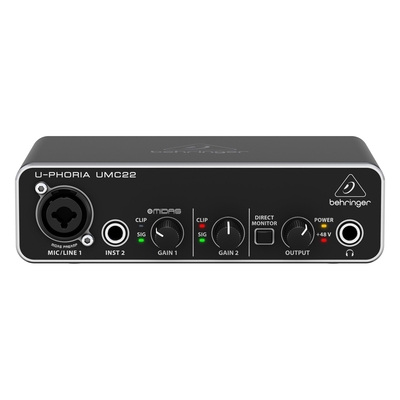 Product Επαγγελματική Κάρτα Ήχου Behringer UMC22 supplementary Concert/Studio Pre-amp base image